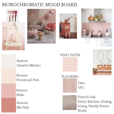 Monochromatic Colour Scheme Interior Design Mood Board by AnjaDesign on Style Sourcebook