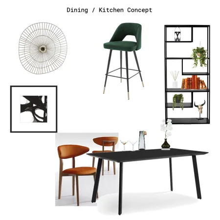 Dining / Kitchen Concept Interior Design Mood Board by H | F Interiors on Style Sourcebook