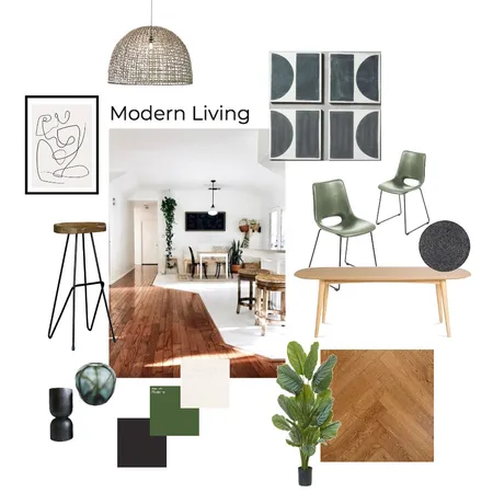 Modern Living Interior Design Mood Board by Tracey Cuschieri-Ward on Style Sourcebook