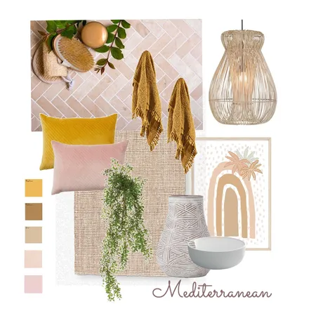 Mediterranean Interior Design Mood Board by Bay House Projects on Style Sourcebook