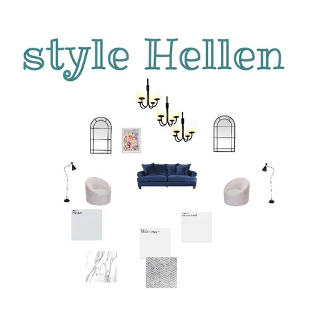first Interior Design Mood Board by Hellen Mendoza on Style Sourcebook