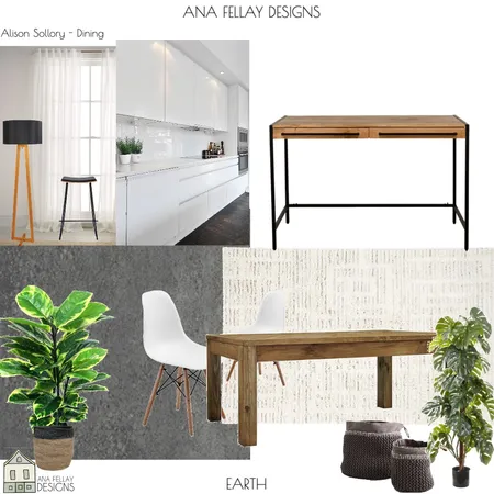 DINING ROMM earth Interior Design Mood Board by Ana Fellay on Style Sourcebook