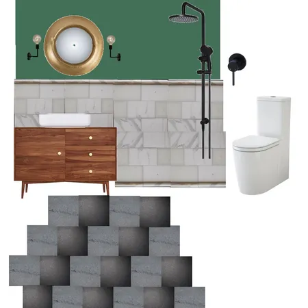 Transitional Bathroom 1 CAL Interior Design Mood Board by CALproject on Style Sourcebook