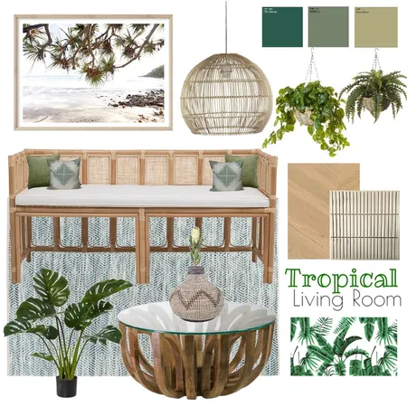 Tropical Interior Design Mood Board by Denisse on Style Sourcebook