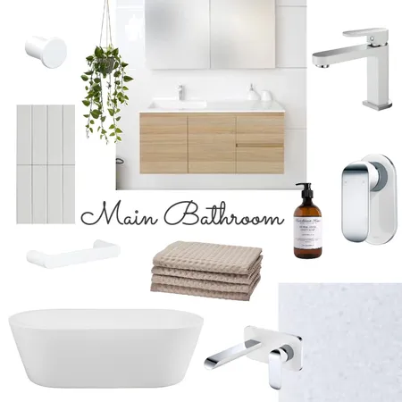 Main Bathroom Interior Design Mood Board by branch_creek_house on Style Sourcebook