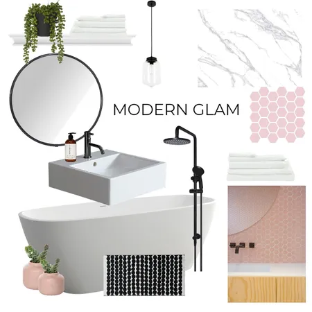 Modern Glam Interior Design Mood Board by ericaorlandi on Style Sourcebook
