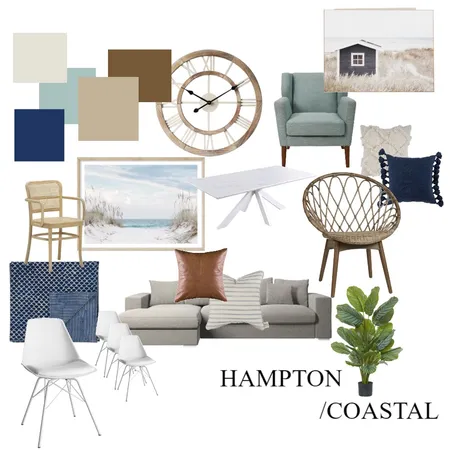 Hampton/Coastal Interior Design Mood Board by chloecollins on Style Sourcebook