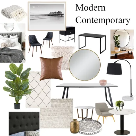 Modern Contemporary Interior Design Mood Board by chloecollins on Style Sourcebook