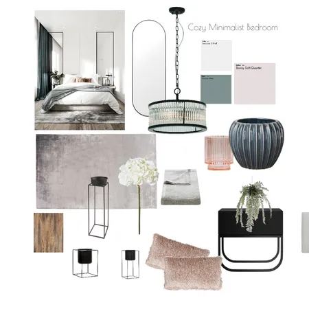 Cozy Modern Minimalist Bedroom Interior Design Mood Board by Tonia Walker on Style Sourcebook