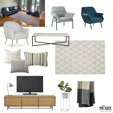 Tamara Hall - Living Interior Design Mood Board by My Mini Abode on Style Sourcebook