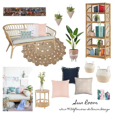 Laura Sun Room Interior Design Mood Board by Two Wildflowers on Style Sourcebook