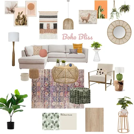Boho Bliss Interior Design Mood Board by Nmasiero22 on Style Sourcebook