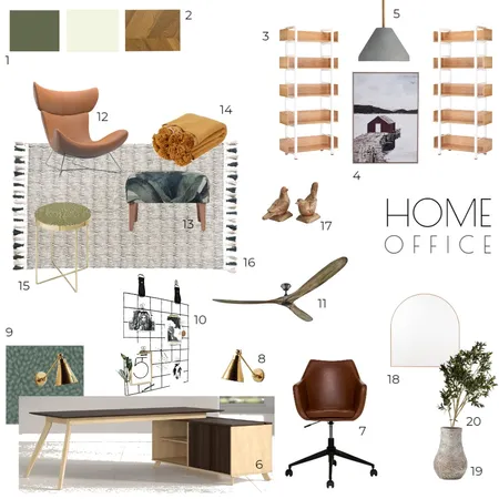 home office Interior Design Mood Board by NDrakoDesigns on Style Sourcebook