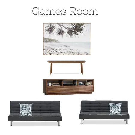 Games Room Interior Design Mood Board by Enhance Home Styling on Style Sourcebook