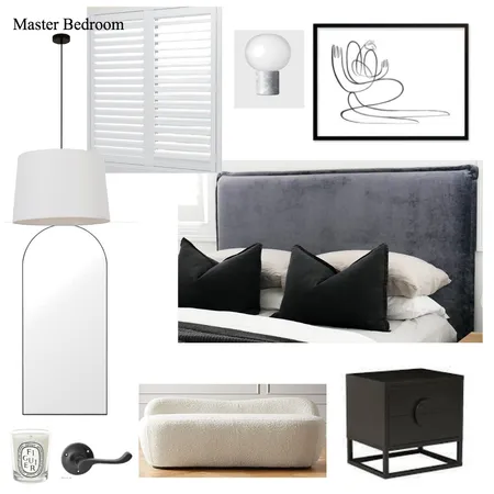 Bedroom - option 1 Interior Design Mood Board by katemcc91 on Style Sourcebook