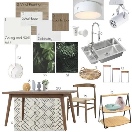 Scandi Kitchen/Dining Interior Design Mood Board by xwnn on Style Sourcebook