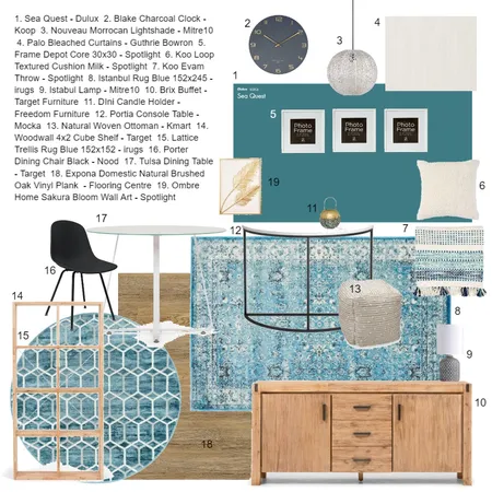 Aliese - Sample Board Interior Design Mood Board by Amber Cynthie Design on Style Sourcebook