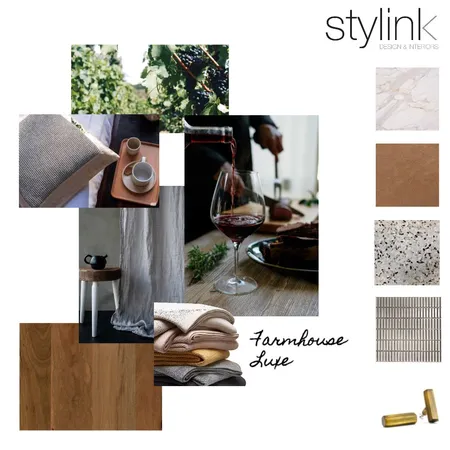 Farmhouse Luxe Interior Design Mood Board by Stylink Designs on Style Sourcebook