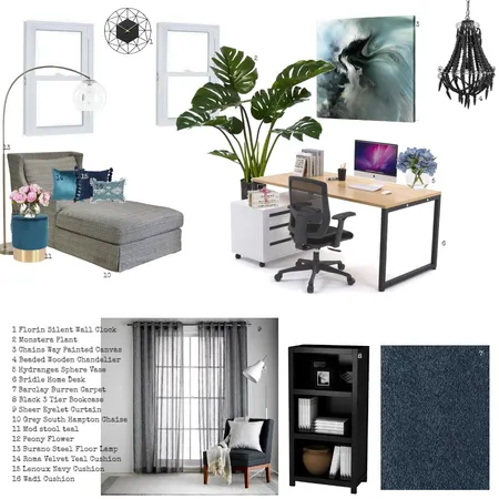 Home office Interior Design Mood Board by IceCastleInteriors on Style Sourcebook