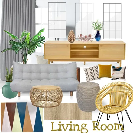 Living Room Interior Design Mood Board by Architect Nomnom on Style Sourcebook
