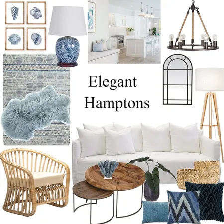 Hamptons Interior Design Mood Board by staged design on Style Sourcebook