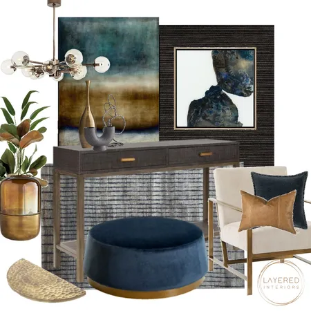 Luxe metallics Interior Design Mood Board by Layered Interiors on Style Sourcebook