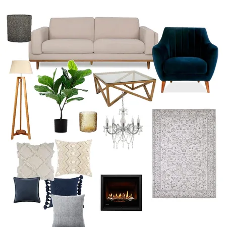 Formal Living Interior Design Mood Board by Shabna on Style Sourcebook