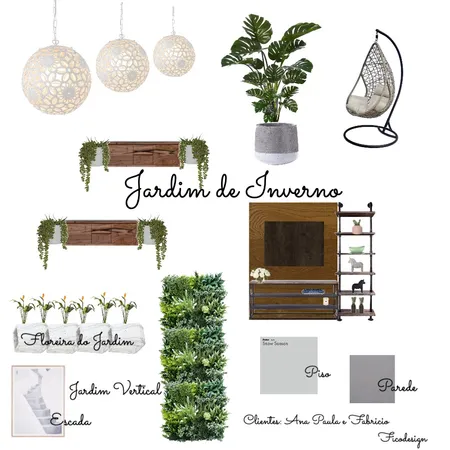 Jardim de Inverno Interior Design Mood Board by FICODesign on Style Sourcebook