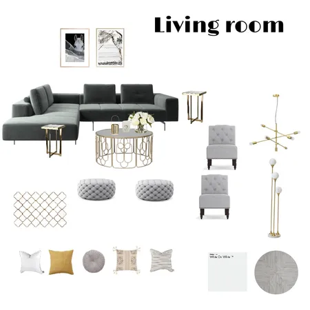Living room Interior Design Mood Board by Wafa on Style Sourcebook