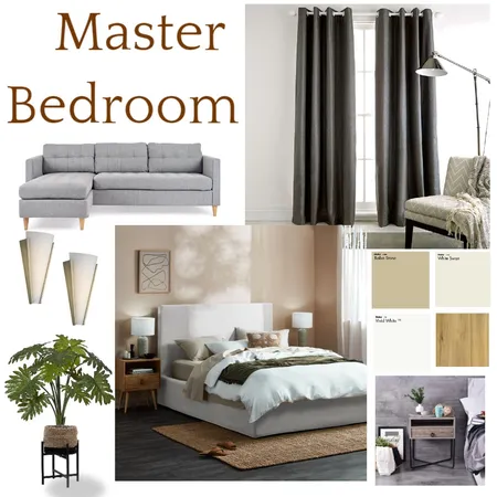 Master Bedroom Interior Design Mood Board by Architect Nomnom on Style Sourcebook