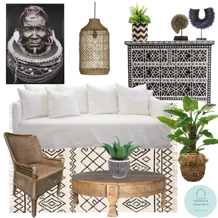 tribal living room Interior Design Mood Board by Valhalla Interiors on Style Sourcebook