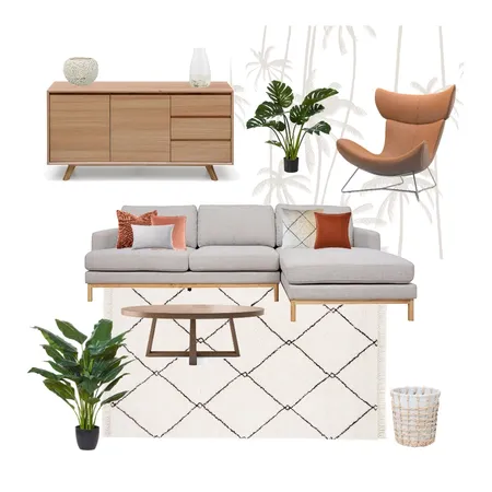 Mid-Century Modern Living Interior Design Mood Board by Steph Nereece on Style Sourcebook