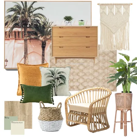 Boho Jungle Paradise Interior Design Mood Board by Isabelle on Style Sourcebook