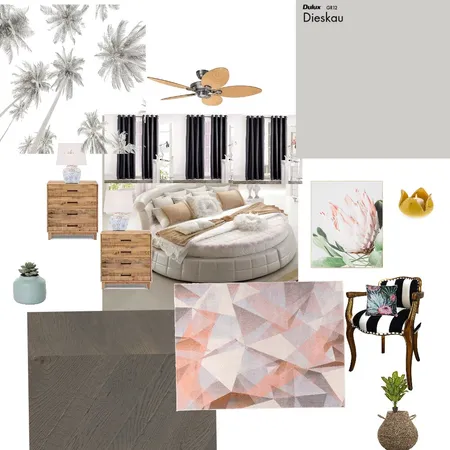 Bedroom Rustic Retro Interior Design Mood Board by smassie on Style Sourcebook