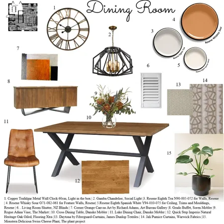 Dining Room Interior Design Mood Board by Makiko on Style Sourcebook
