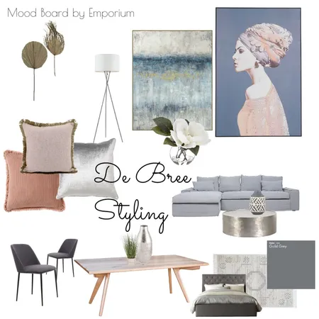 Mood Board for De Bree Family Interior Design Mood Board by Bespoke by Emporium Design on Style Sourcebook