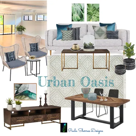 urban oasis Interior Design Mood Board by Paula Sherras Designs on Style Sourcebook