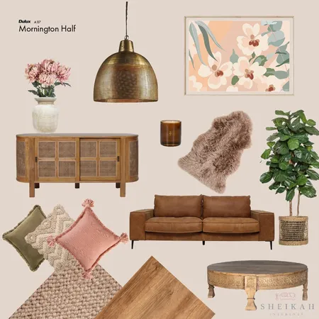 Brass Lounge Interior Design Mood Board by Sheikah Co. on Style Sourcebook