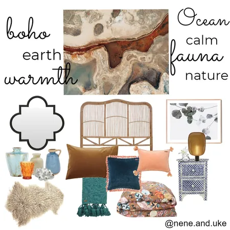 Earth's Bedroom Interior Design Mood Board by nene&uke on Style Sourcebook