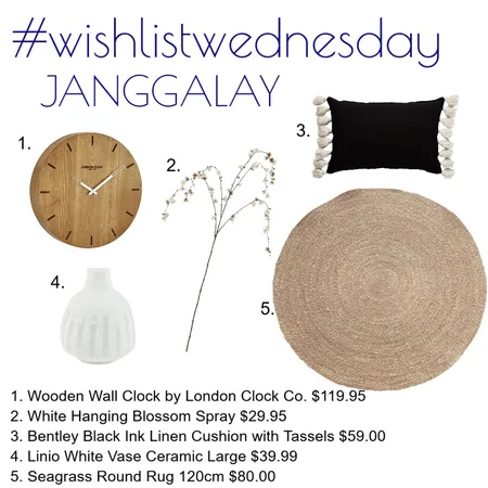 Wishlist Wednesday Janggalay Interior Design Mood Board by Kohesive on Style Sourcebook
