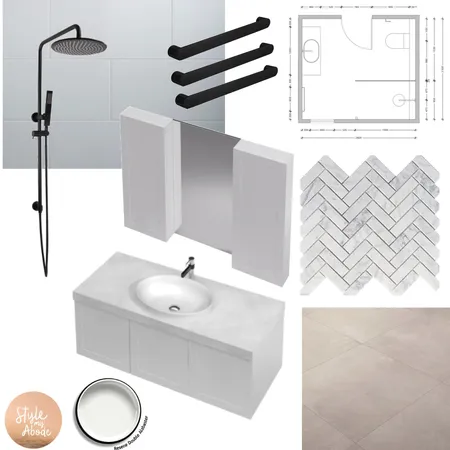 Waihi bathroom 2 Interior Design Mood Board by Style My Abode Ltd on Style Sourcebook