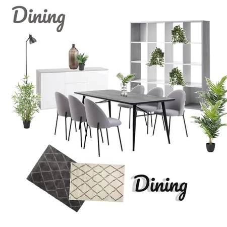 concrete finish black dining Interior Design Mood Board by Toni Martinez on Style Sourcebook
