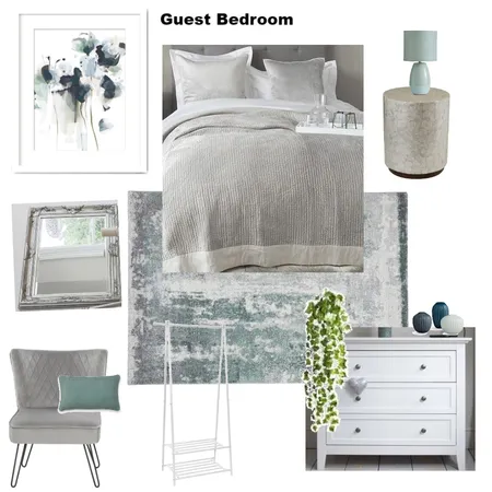 Bramhall Guest Bedroom Interior Design Mood Board by Steph Smith on Style Sourcebook
