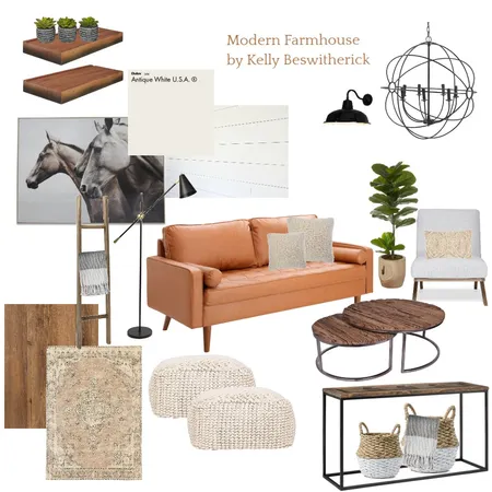 Modern Farmhouse Interior Design Mood Board by kellybeswitherick on Style Sourcebook
