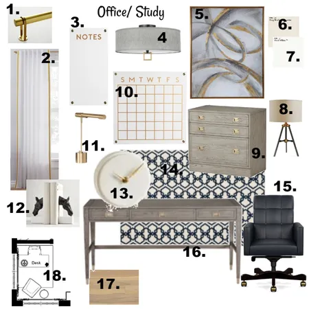 Office Sample Board Interior Design Mood Board by Seals Properties, LLC on Style Sourcebook