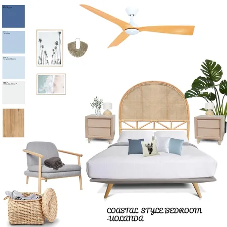 Coastal bedroom Interior Design Mood Board by Yolanda on Style Sourcebook
