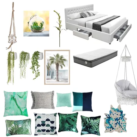 Laykas bedroom Interior Design Mood Board by Layka on Style Sourcebook