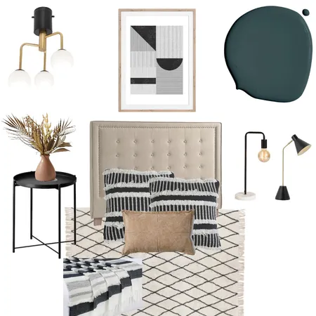 Guest Bedroom Interior Design Mood Board by Shelbsssss on Style Sourcebook