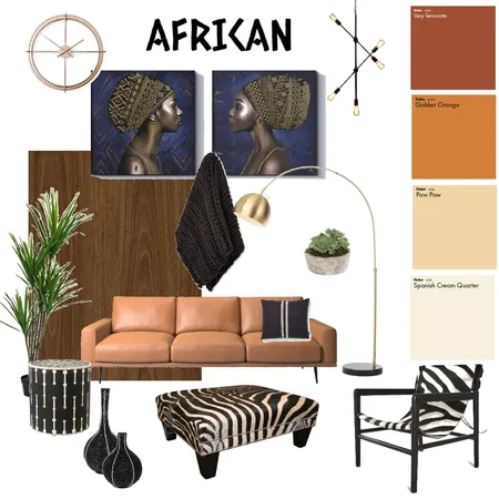 AFRICAN Interior Design Mood Board by SezJ on Style Sourcebook
