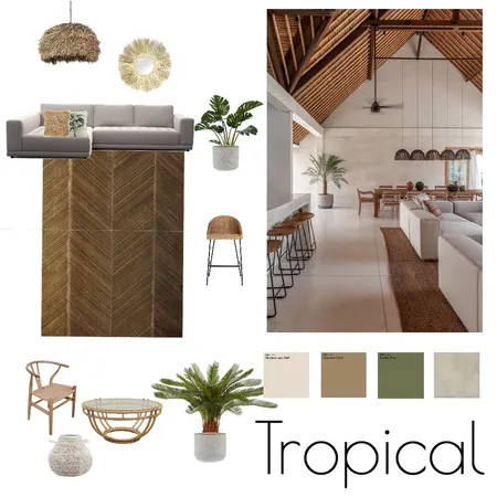 Tropical moodboard Interior Design Mood Board by elizabethwilde on Style Sourcebook